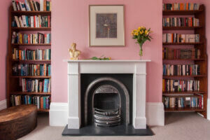Flat Victorian Marble Fireplace