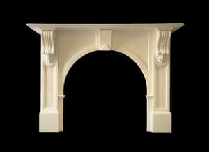 Victorian Arch Marble Fireplace
