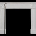 Acanthus Limestone Fireplace