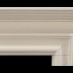 Bolection With Cushion Marble Fireplace