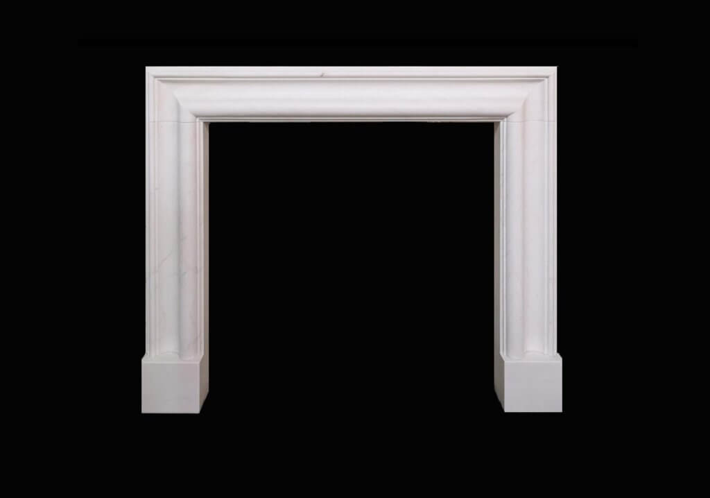 Simple Bolection Marble Fireplace