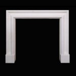Simple Bolection Marble Fireplace