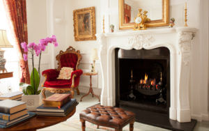 A French bespoke that is not part of any marble fireplace sale