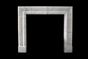 Simple Bolection Marble Fireplace