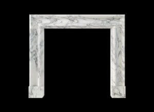 Simple Bolection Marble Fireplace