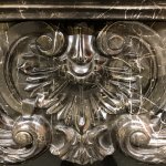 Louis Pompadour Marble Fireplace