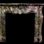 Louis Pompadour Marble Fireplace